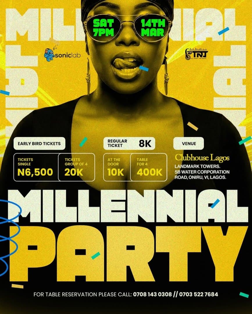 Millennial Party — Club House Lagos